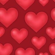 Heart theme seamless background 1 N2