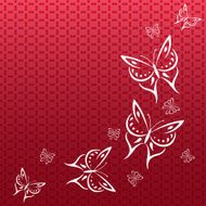 Colorful background with butterfly N2