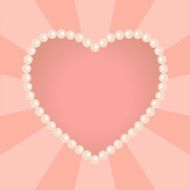 background with heart frame