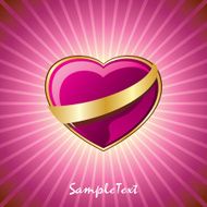 Valentine&#039;s background - Illustration