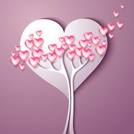 Greeting Card with tree
