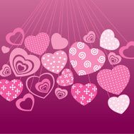 Vector hearts - Illustration