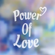 Vector typography on blur background N21