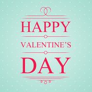 Vector happy valentines day card N2