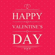 Vector happy valentines day card N4