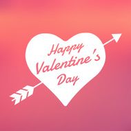 Vector happy valentines day card N5