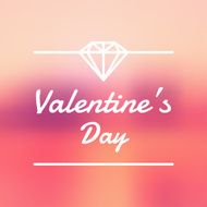 Vector happy valentines day card N6