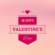 Vector happy valentines day card N7