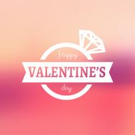 Vector happy valentines day card N8