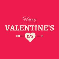 Vector happy valentines day card N11
