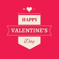 Vector happy valentines day card N13