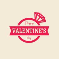 Vector happy valentines day card N14