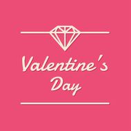 Vector happy valentines day card N15