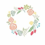 Floral Border illustration N4