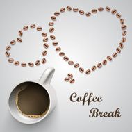 Coffee mug with message