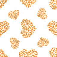 pattern of bubble hearts