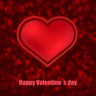Valentines day card on pink background N3