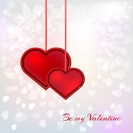 Valentines day card on background N2