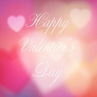 Happy Valentine&#039;s Day Vector Background with Heart Love Shape R N3