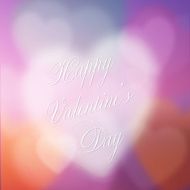 Happy Valentine&#039;s Day Vector Background with Heart Love Shape R N8