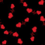 Pattern of hearts N7