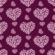 pattern of bubble hearts N12