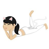 Lying on the floor N12