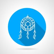 Flat vector icon for dream catcher