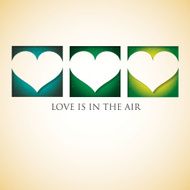 Heart cut out Valentine&#039;s Day card in vector format N16