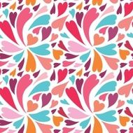 Colorful heart pattern N3