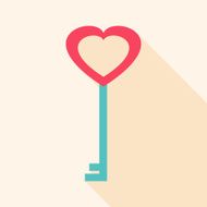Key heart shaped N2