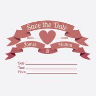 Wedding design over white background vector illustration N7