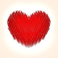 Vector abstract heart background for Saint Valentine