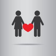 man love woman vector illustration eps10 N2