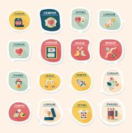 Valentineâs Day speech bubble banner flat design background se N95