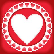 Heart Love Frame