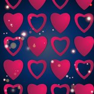 Valentines day Abstract paper hearts Love Valentine background with hearts N108