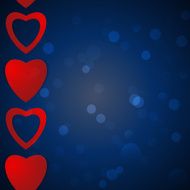Valentines day Abstract paper hearts Love Valentine background with hearts N109