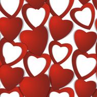 Valentines day Abstract paper hearts Love Valentine background with hearts N111