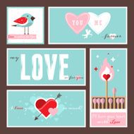 Valentines day and Wedding greeting card