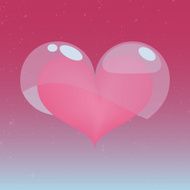 Heart with jelly cover