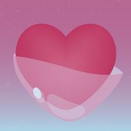 Heart with jelly cover N2