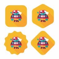 wedding couple flat icon with long shadow eps10 N51