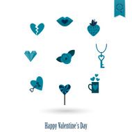 Happy Valentines Day Icons N378