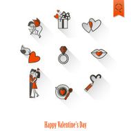 Happy Valentines Day Icons N383