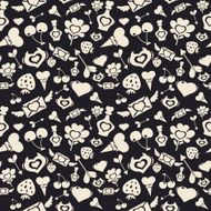 Sweet Valentine Pattern Dark N2