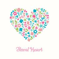Romantic illustration background