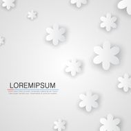 Unusual paper flower fresh background N2