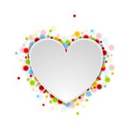 Heart shape with shiny lights N2