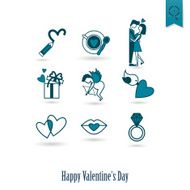 Happy Valentines Day Icons N399